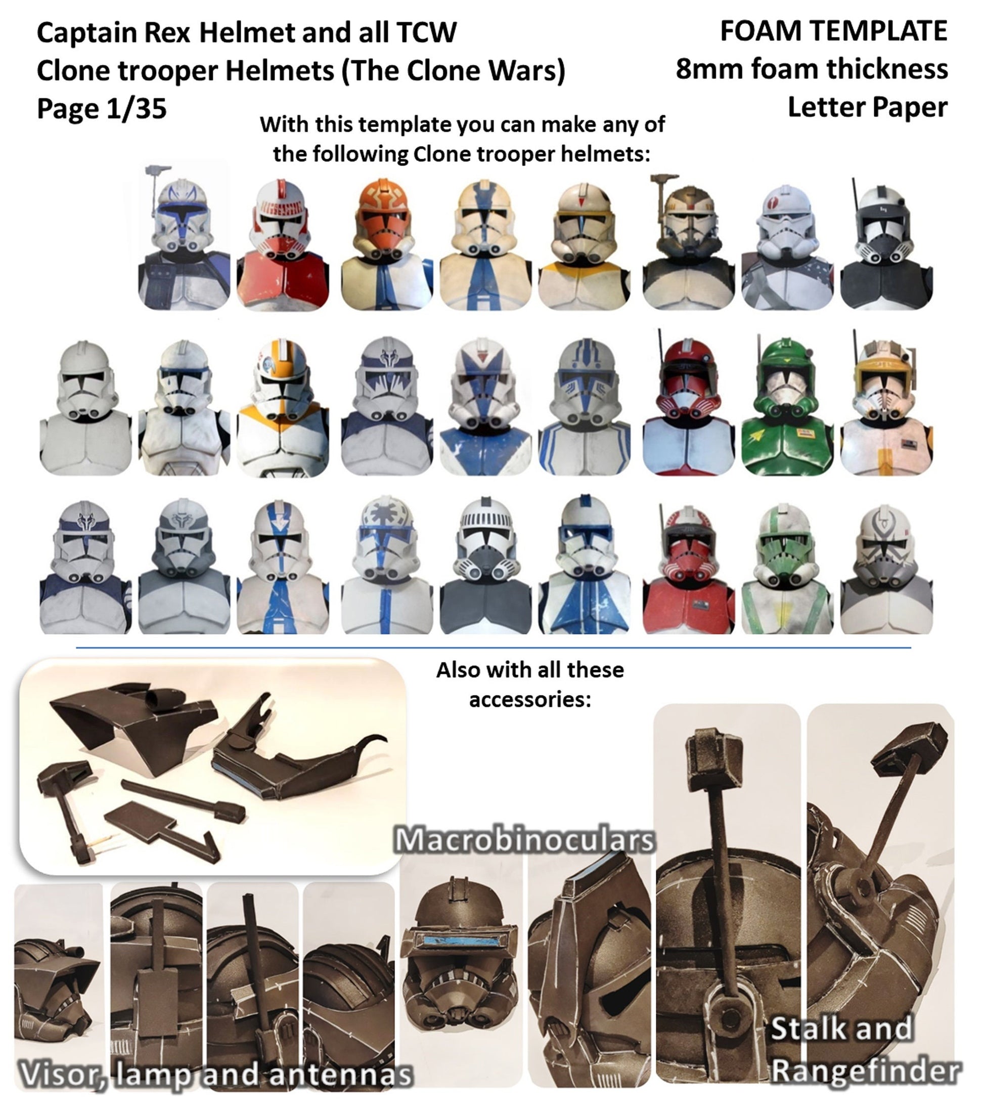 StormtroopTemplates Clonetrooper Helmet