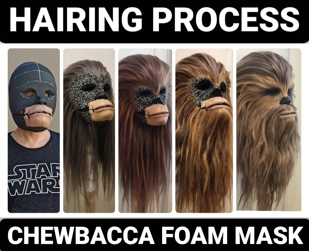 StormtroopTemplates Chewbacca Foam Hair