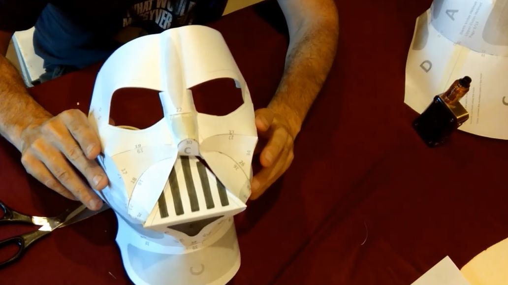 StormtroopTemplates Darth Vader Helmet Test