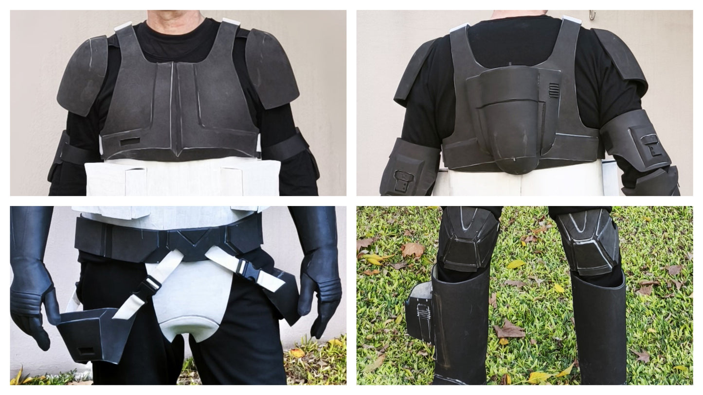 Scout trooper Armor Foam Templates Cosplay Costume