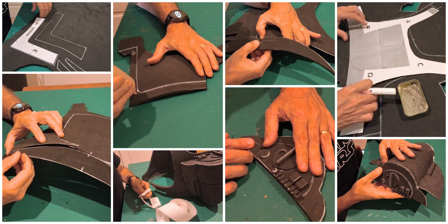 Scout trooper Armor Foam Templates Cosplay Costume