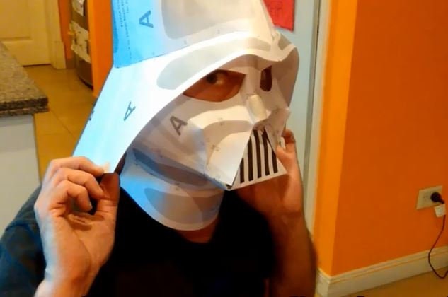 StormtroopTemplates Darth Vader Helmet Test