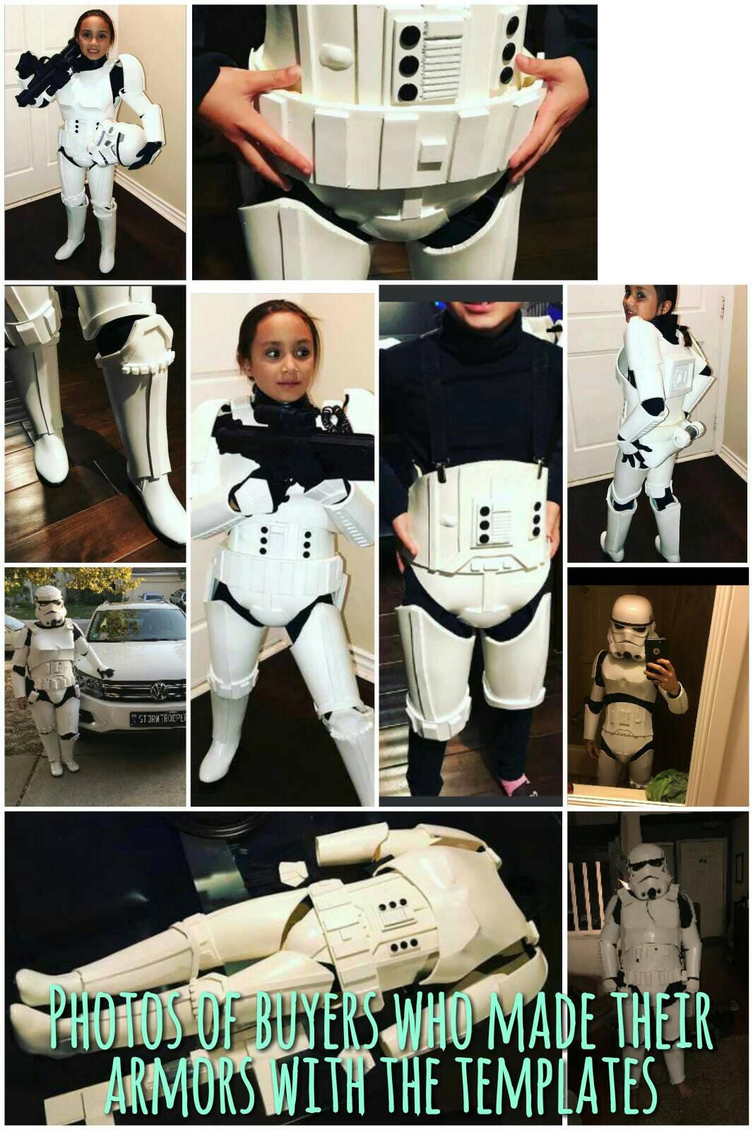 StormtroopTemplates Stormtrooper Armor Kids