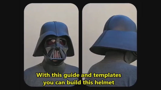 Darth Vader Helmet Foam Templates